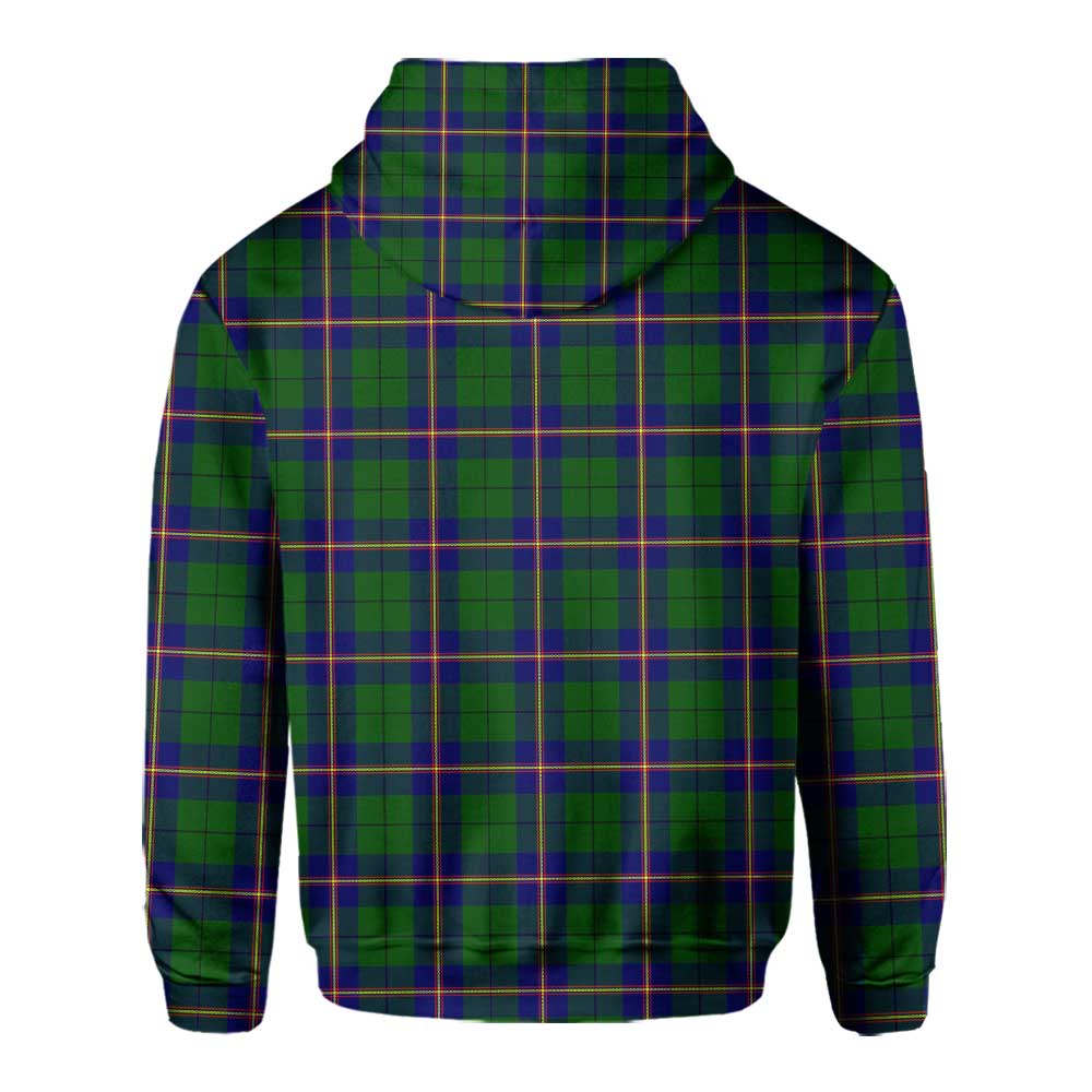 Clan Carmichael Tartan Women Hoodie Crest And Plaid Basic Style