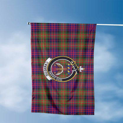 Clan Carnegie Tartan Flag Crest And Plaid Basic Style