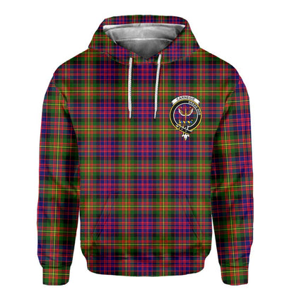 Clan Carnegie Tartan Women Hoodie Crest And Plaid Basic Style