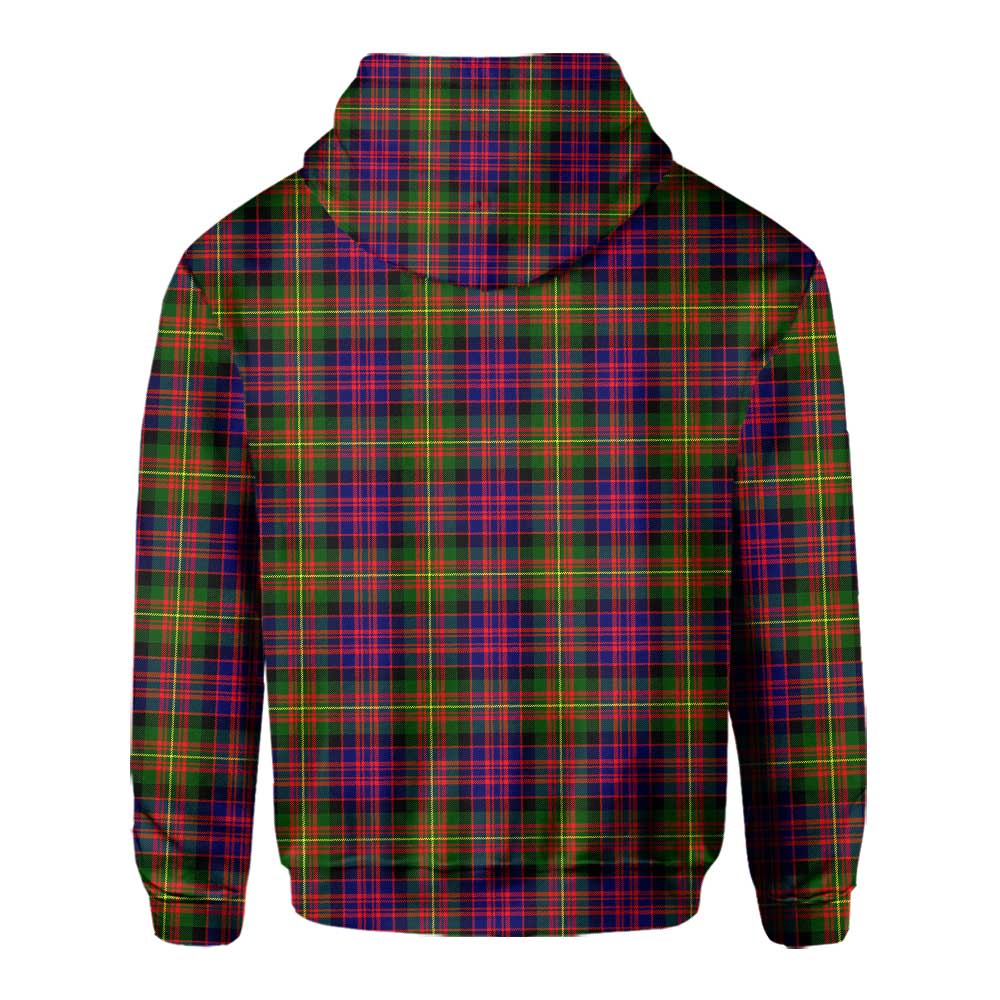 Clan Carnegie Tartan Women Hoodie Crest And Plaid Basic Style