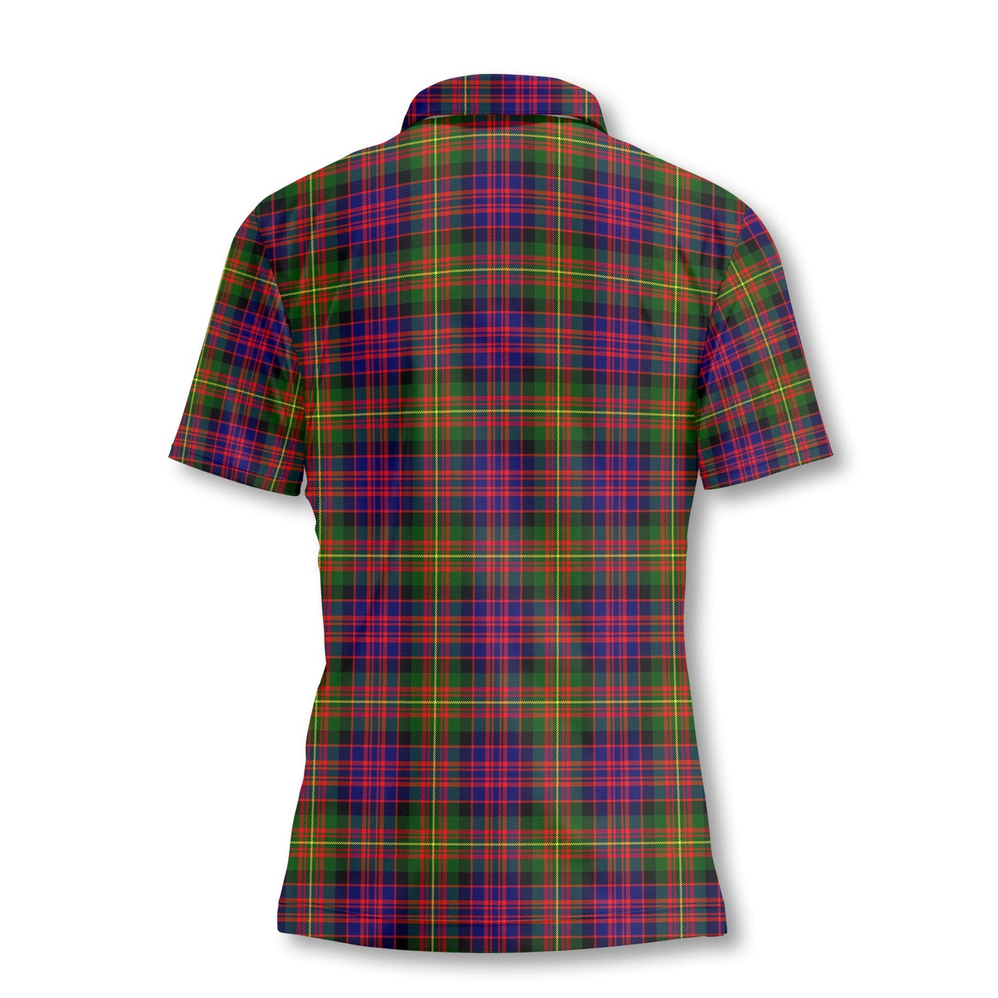 Clan Carnegie Tartan Women Polo Shirt Crest And Plaid Basic Style