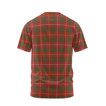 Clan Carruthers Tartan Men T Shirt Crest And Plaid Basic Style