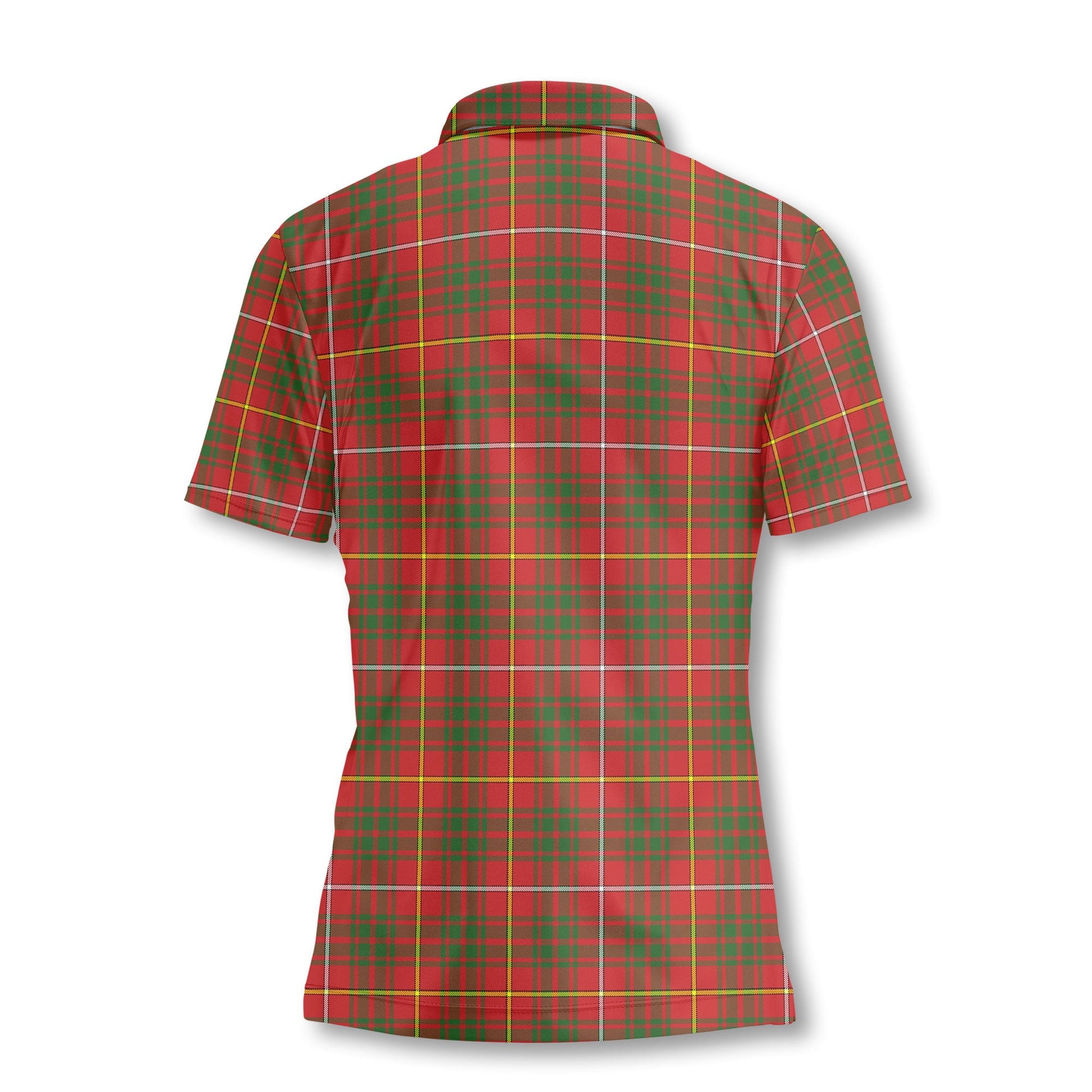 Clan Carruthers Tartan Women Polo Shirt Crest And Plaid Basic Style