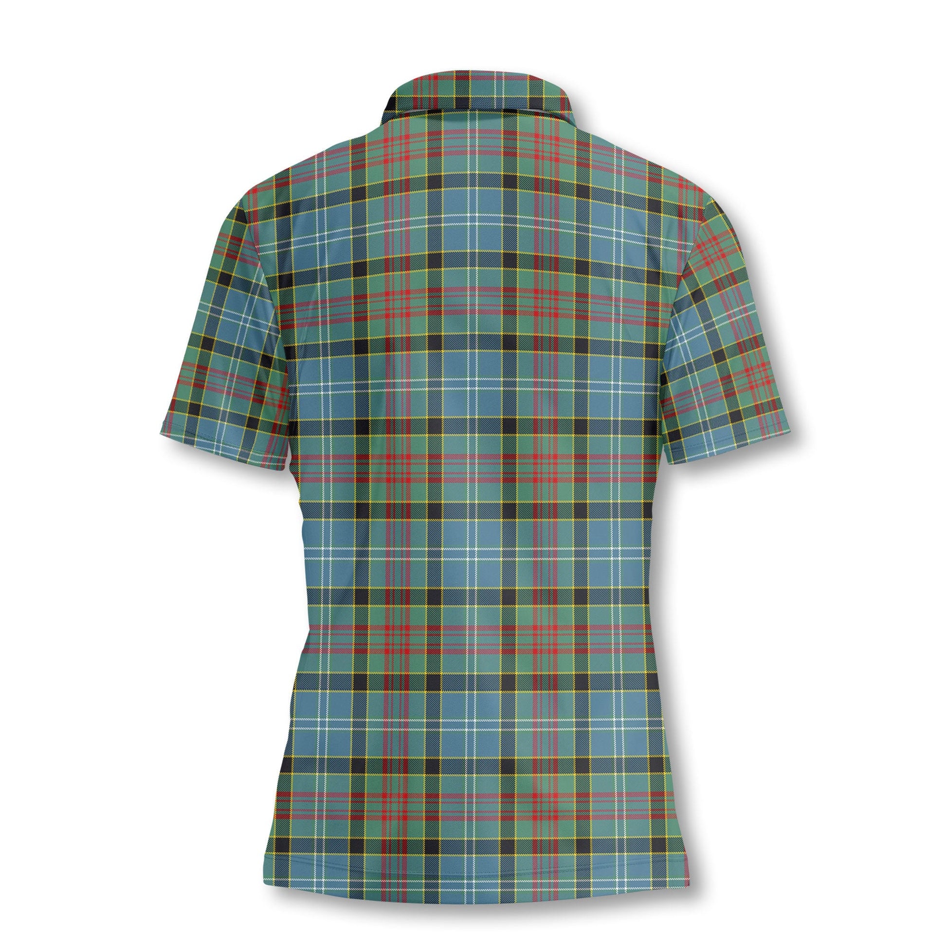 Clan Cathcart Tartan Women Polo Shirt Crest And Plaid Basic Style