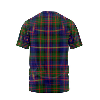 Clan Chalmers Tartan Men T Shirt Crest And Plaid Basic Style