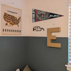 Clan Charteris Earl Of Wemyss Tartan Felt Pennant Crest And Plaid Basic Style