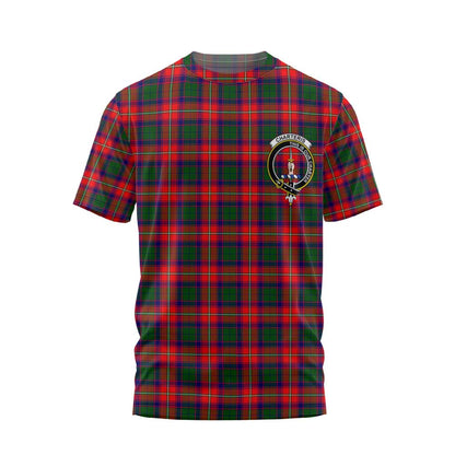 Clan Charteris Tartan Men T Shirt Crest And Plaid Basic Style