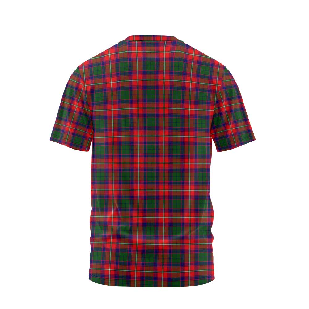 Clan Charteris Tartan Men T Shirt Crest And Plaid Basic Style