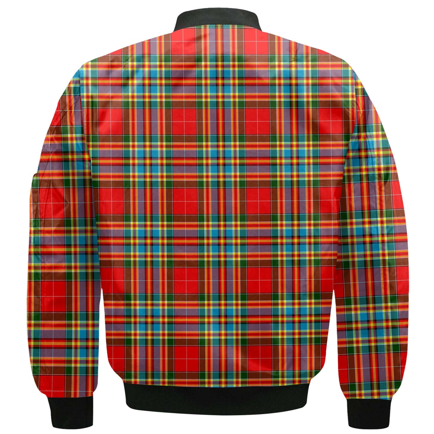 Clan Chattan Tartan Men Bomber Jacket Crest And Plaid Basic Style