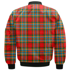 Clan Chattan Tartan Men Bomber Jacket Crest And Plaid Basic Style