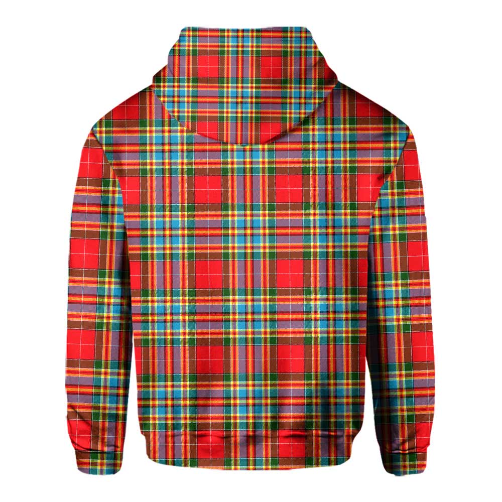 Clan Chattan Tartan Men Hoodie Crest And Plaid Basic Style