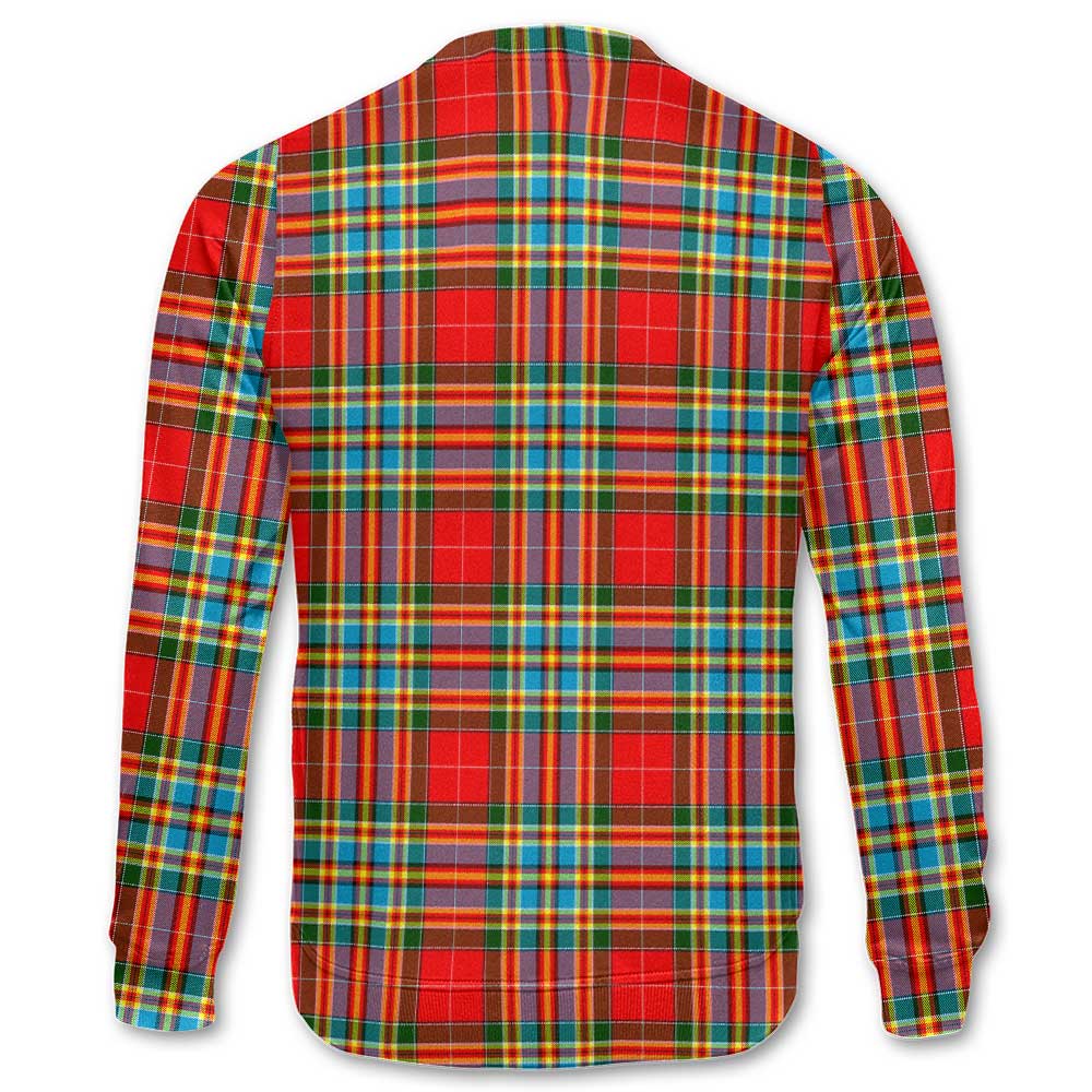 Clan Chattan Tartan Men Sweatshirt Crest And Plaid Basic Style