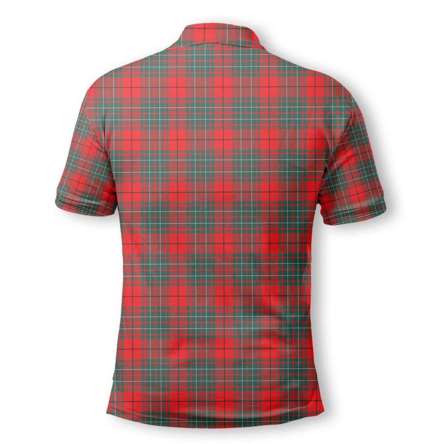 Clan Cheyne Tartan Golf Men Polo Shirt Crest And Plaid Basic Style