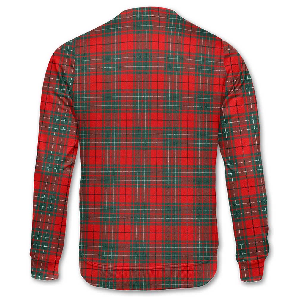 Clan Cheyne Tartan Men Sweatshirt Crest And Plaid Basic Style