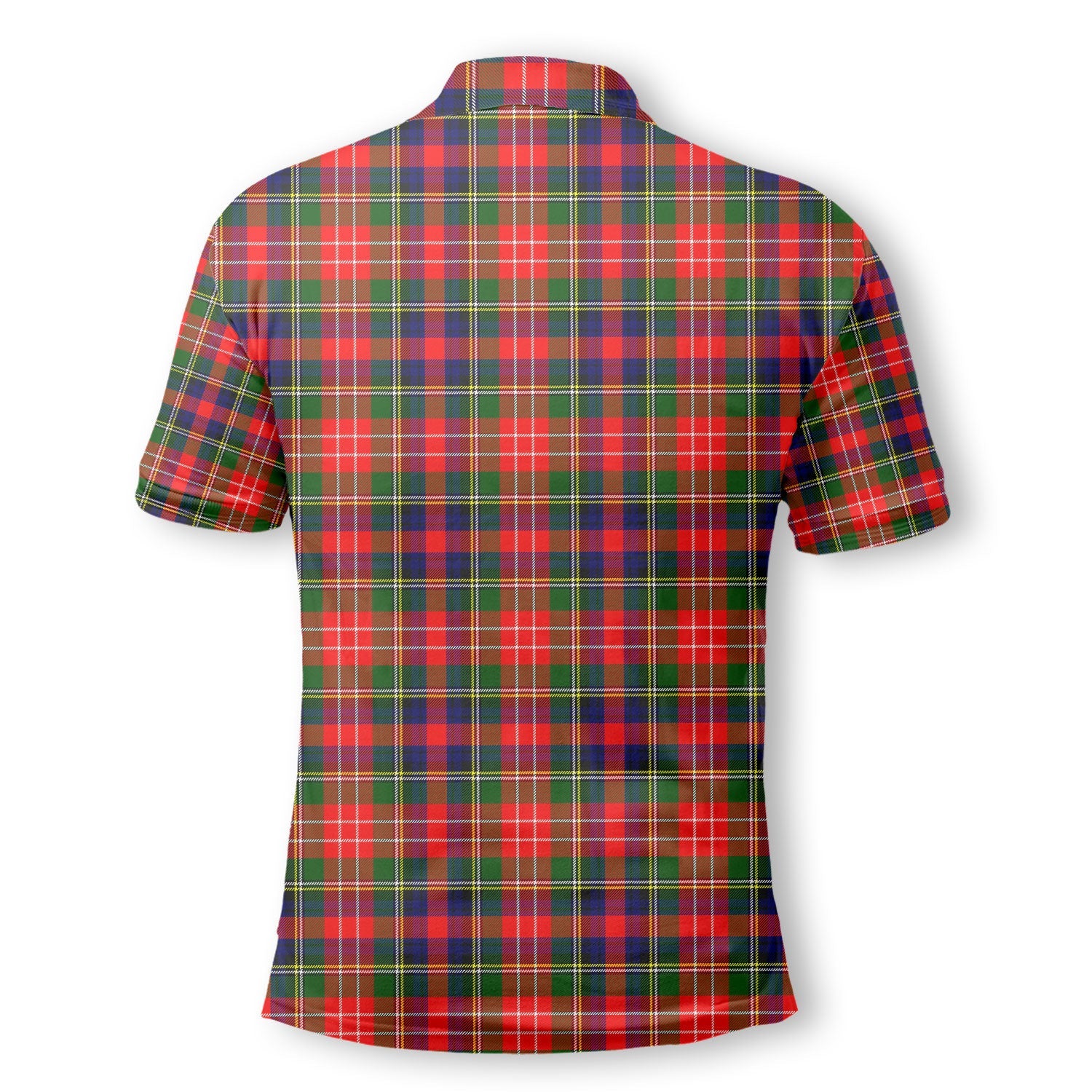 Clan Christie Tartan Men Polo Shirt Crest And Plaid Basic Style