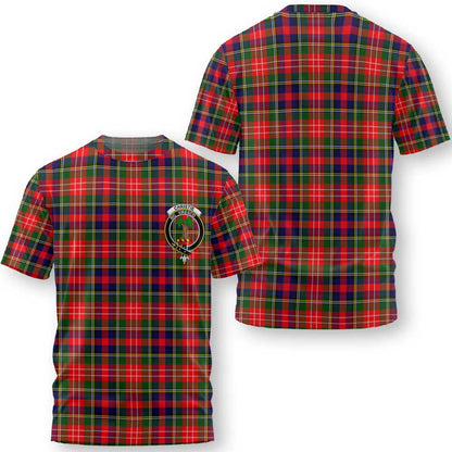 Clan Christie Tartan Men T Shirt Crest And Plaid Basic Style