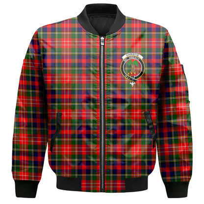 Clan Christie Tartan Women Bomber Jacket Crest And Plaid Basic Style