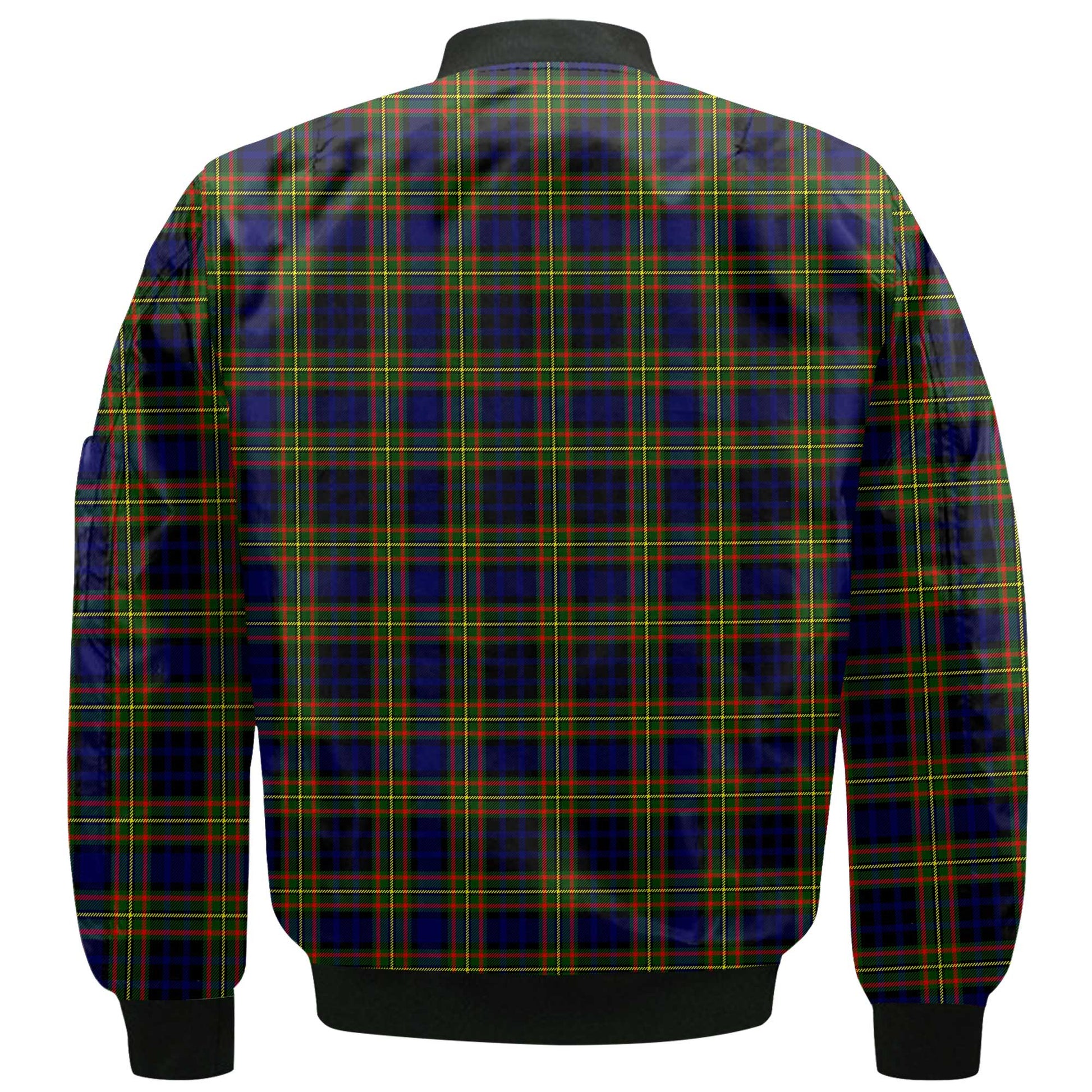 Clan Clelland Tartan Men Bomber Jacket Crest And Plaid Basic Style