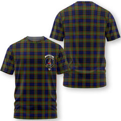 Clan Clelland Tartan Men T Shirt Crest And Plaid Basic Style