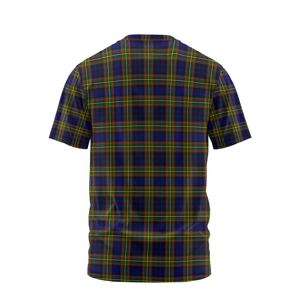 Clan Clelland Tartan Men T Shirt Crest And Plaid Basic Style