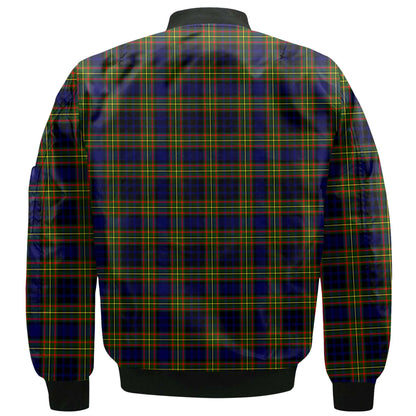 Clan Clelland Tartan Women Bomber Jacket Crest And Plaid Basic Style