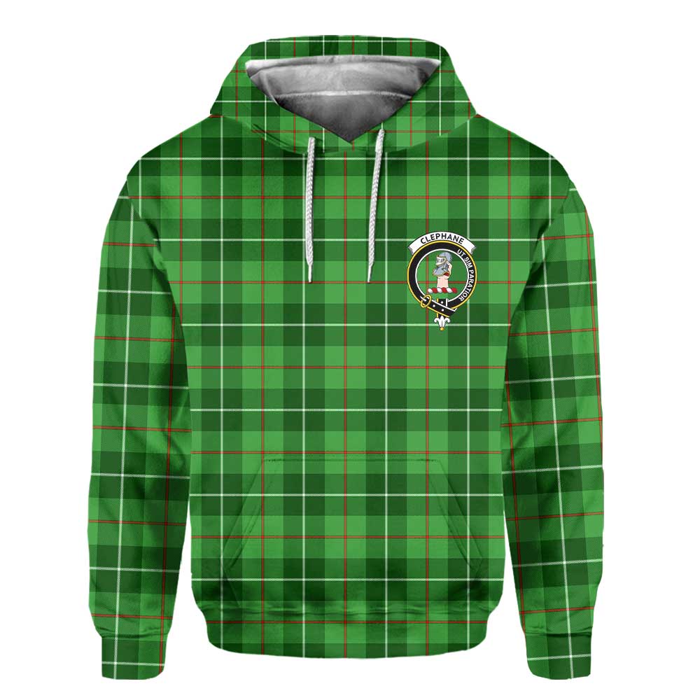 Clan Clephane Tartan Men Hoodie Crest And Plaid Basic Style