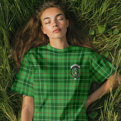 Clan Clephane Tartan Women T Shirt Crest And Plaid Basic Style