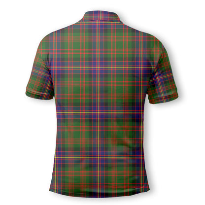 Clan Cochrane Tartan Golf Men Polo Shirt Crest And Plaid Basic Style