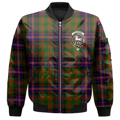 Clan Cochrane Tartan Men Bomber Jacket Crest And Plaid Basic Style