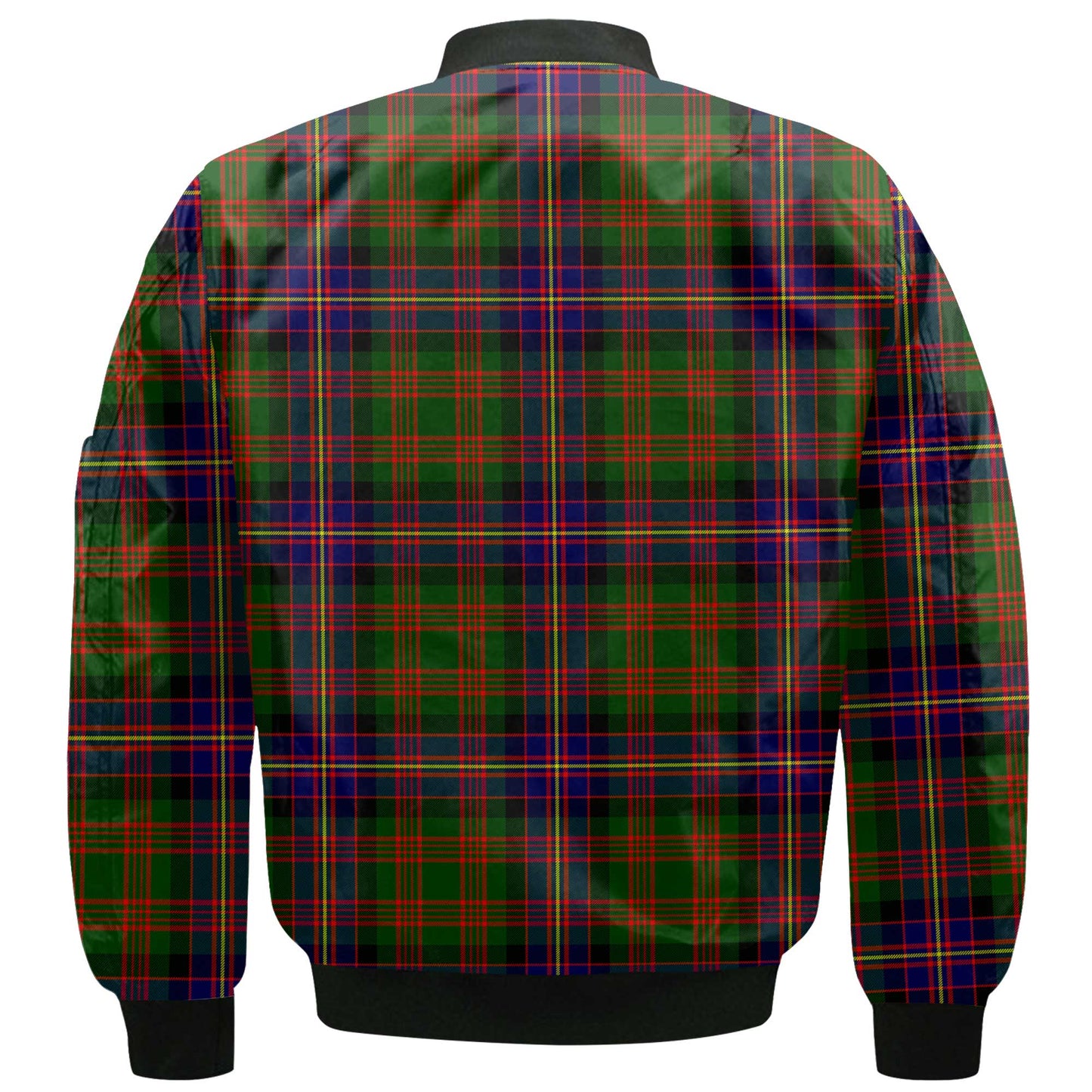 Clan Cochrane Tartan Men Bomber Jacket Crest And Plaid Basic Style