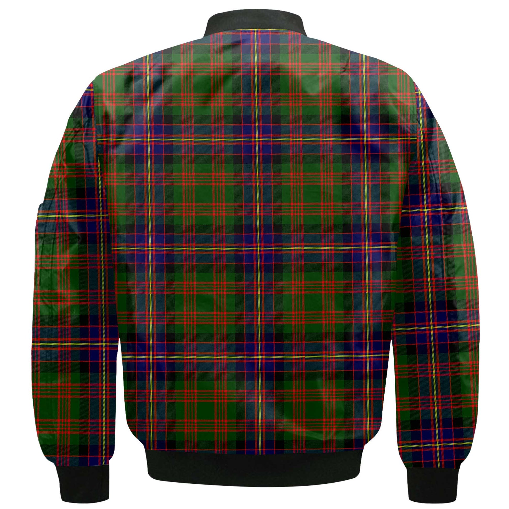 Clan Cochrane Tartan Men Bomber Jacket Crest And Plaid Basic Style