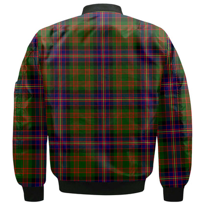 Clan Cochrane Tartan Men Bomber Jacket Crest And Plaid Basic Style