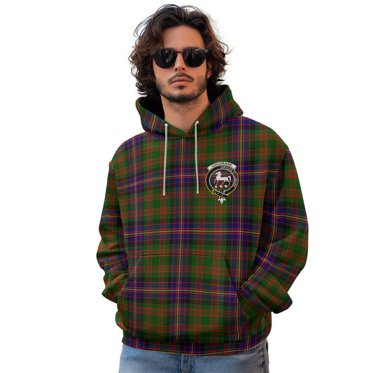 Clan Cochrane Tartan Men Hoodie Crest And Plaid Basic Style