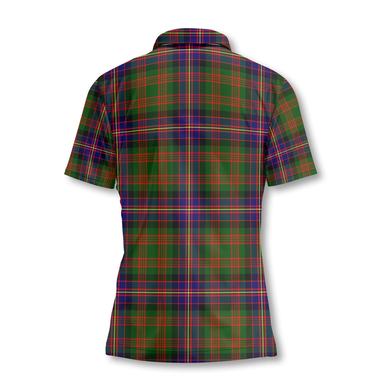 Clan Cochrane Tartan Women Polo Shirt Crest And Plaid Basic Style