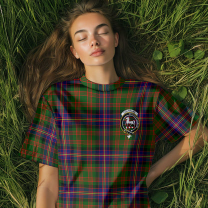 Clan Cochrane Tartan Women T Shirt Crest And Plaid Basic Style