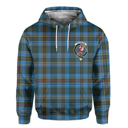 Clan Cockburn Tartan Women Hoodie Crest And Plaid Basic Style