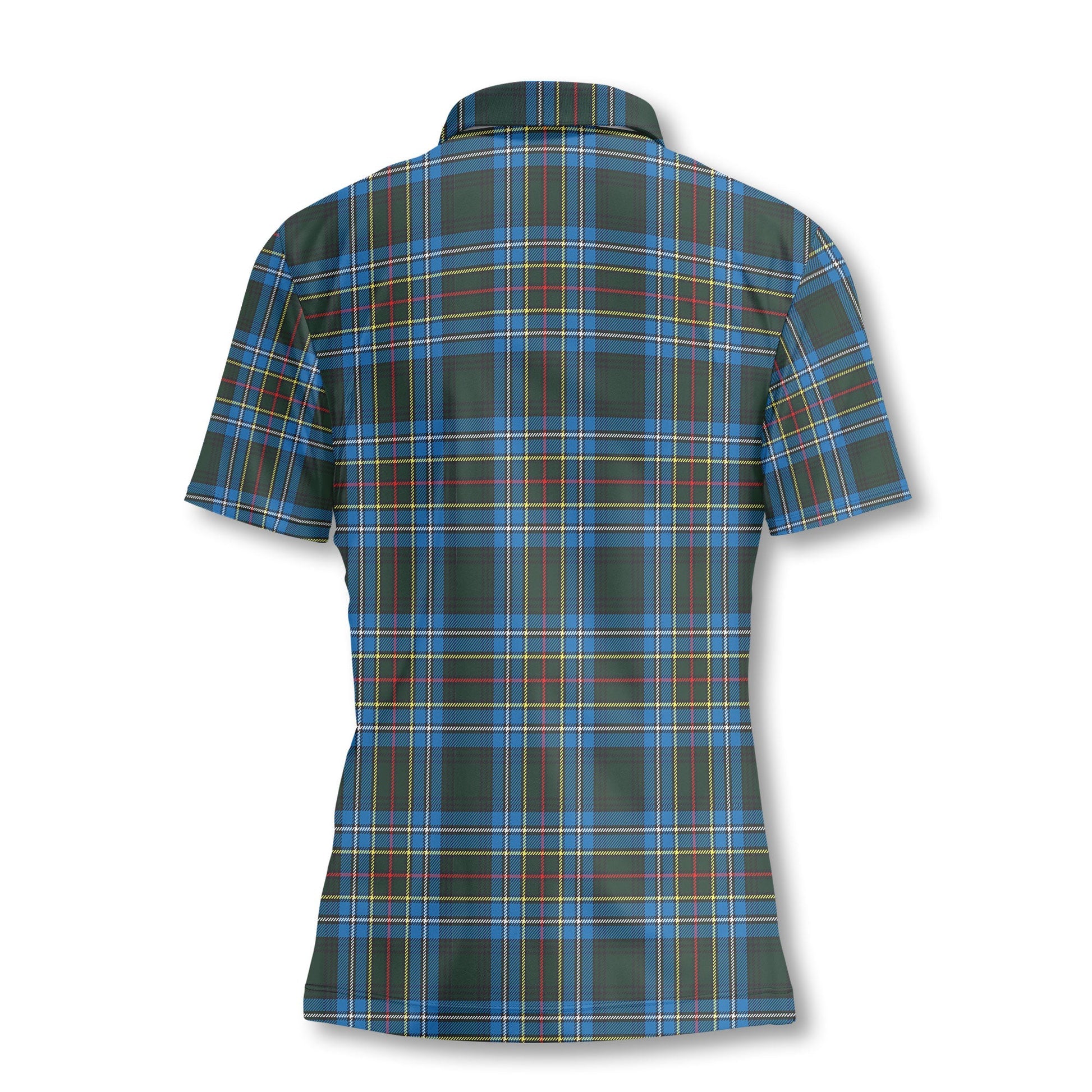 Clan Cockburn Tartan Women Polo Shirt Crest And Plaid Basic Style