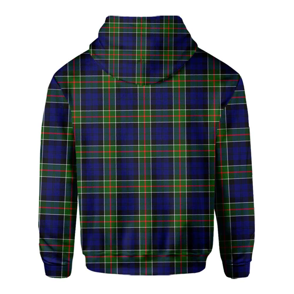 Clan Colquhoun Tartan Men Hoodie Crest And Plaid Basic Style