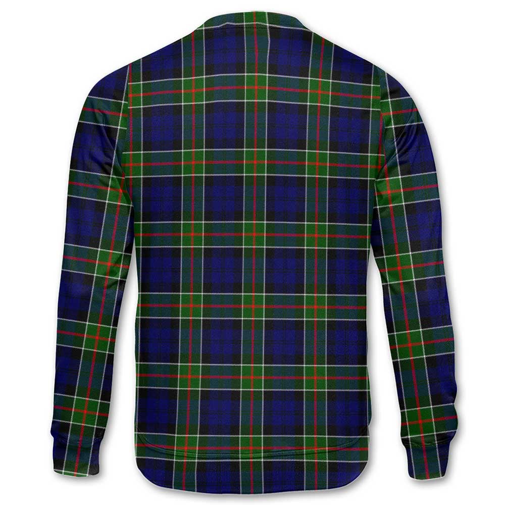 Clan Colquhoun Tartan Men Sweatshirt Crest And Plaid Basic Style