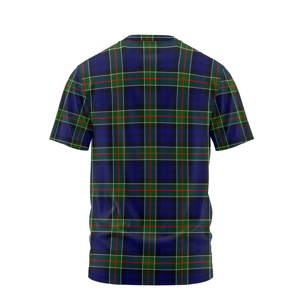 Clan Colquhoun Tartan Men T Shirt Crest And Plaid Basic Style