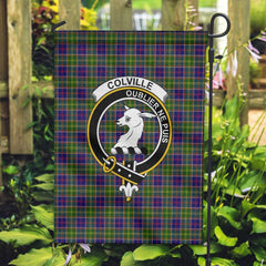 Clan Colville Tartan Garden Flag Crest And Plaid Basic Style