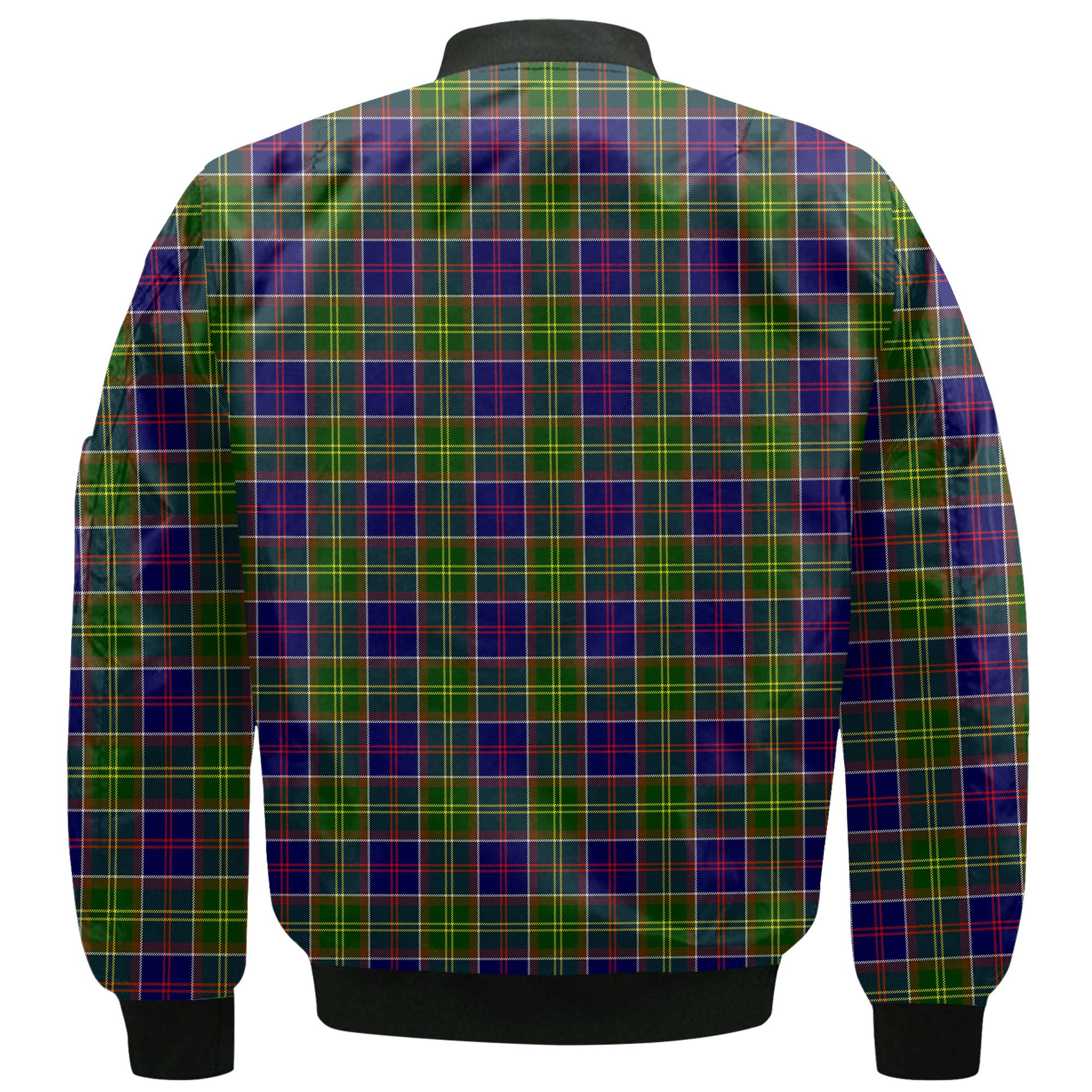 Clan Colville Tartan Men Bomber Jacket Crest And Plaid Basic Style