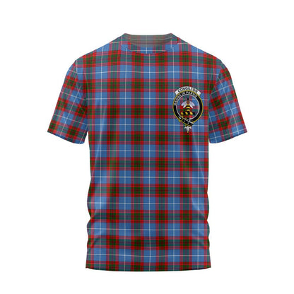 Clan Congilton Tartan Men T Shirt Crest And Plaid Basic Style