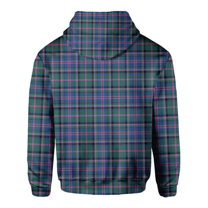 Clan Cooper Tartan Men Hoodie Crest And Plaid Basic Style