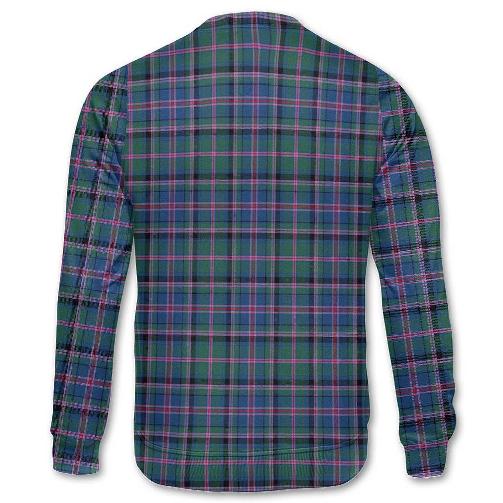 Clan Cooper Tartan Men Sweatshirt Crest And Plaid Basic Style