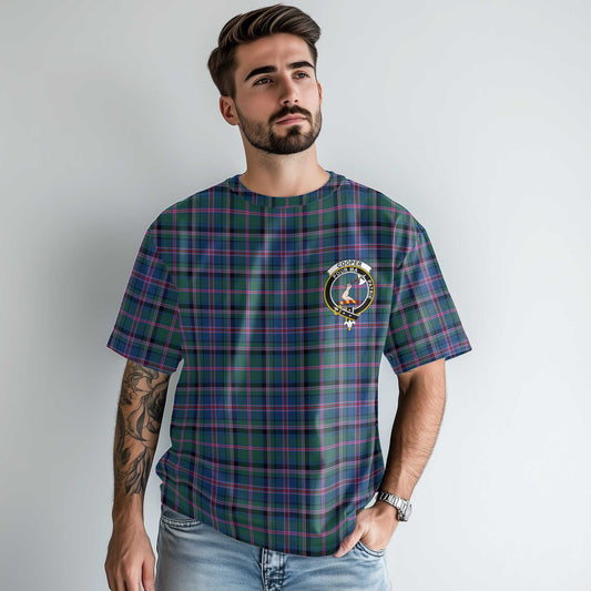 Clan Cooper Tartan Men T Shirt Crest And Plaid Basic Style