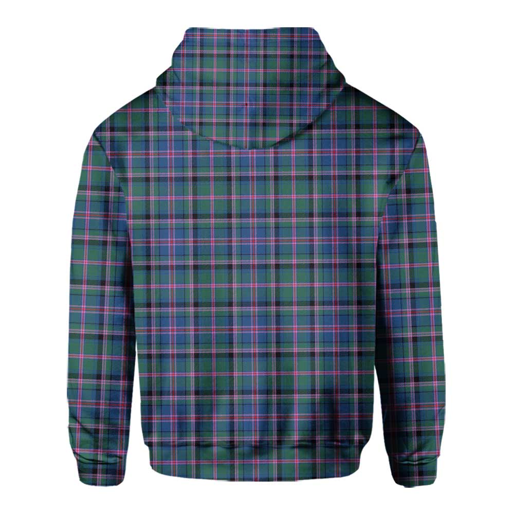 Clan Cooper Tartan Women Hoodie Crest And Plaid Basic Style