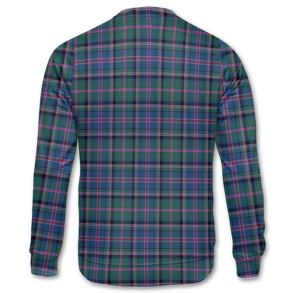 Clan Cooper Tartan Women Sweatshirt Crest And Plaid Basic Style