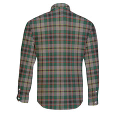 Clan Craig Tartan Long Sleeve Button Shirt Crest And Plaid Basic Style