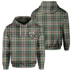 Clan Craig Tartan Women Hoodie Crest And Plaid Basic Style